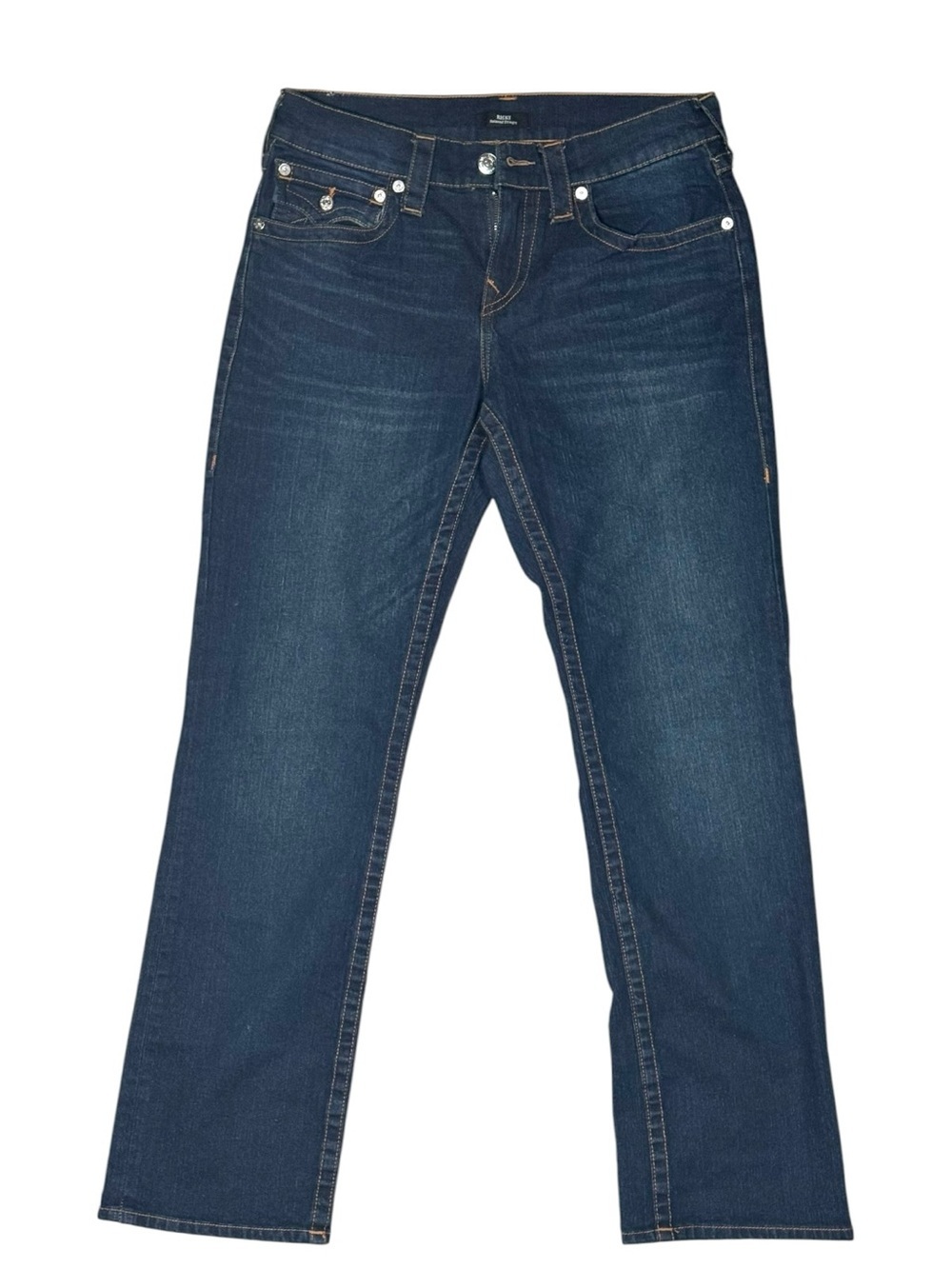 True Religion Ricky Relaxed Straight Leg Jeans Medium Wash Men's Size 30⁠